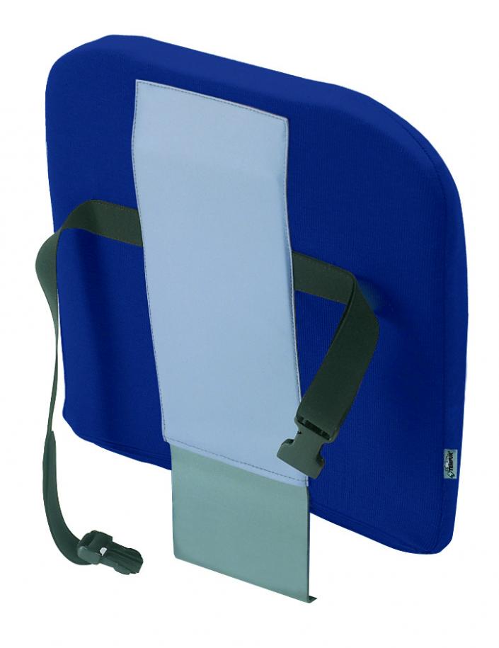 Coussin Lombaire TEMPUR Transit - Soutien Ergonomique Pour Le Dos En Voyage Et à La Maison - 30x25 Cm - Bleu